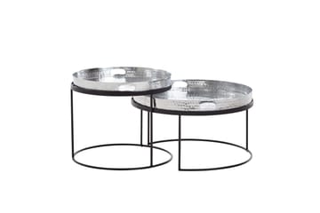 Wilhem Satsbord 46 cm Rund - Silver - Möbler - Bord & matgrupper - Soffbord