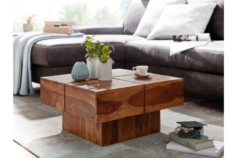 Wilhem Soffbord 58 cm Fyrkantig - Natur - Möbler - Bord & matgrupper - Soffbord