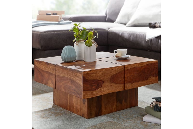 Wilhem Soffbord 58 cm Fyrkantig - Natur - Möbler - Bord & matgrupper - Soffbord