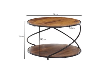 Wilhem Soffbord 58 cm Rund - Natur - Möbler - Bord & matgrupper - Soffbord