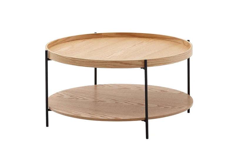 Wilhem Soffbord 78 cm Rund, Natur