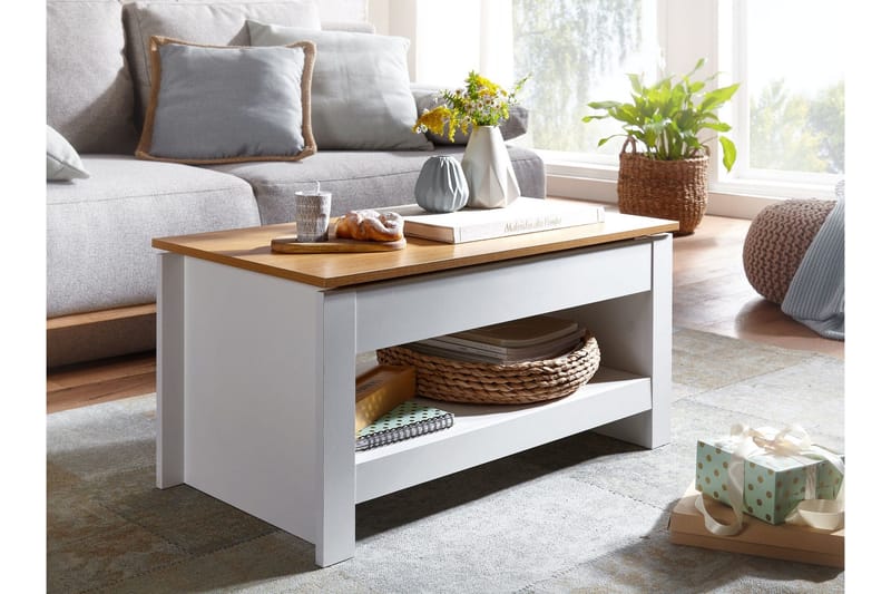 Wilhem Soffbord 85 cm Rektangulär - Vit - Möbler - Bord & matgrupper - Soffbord
