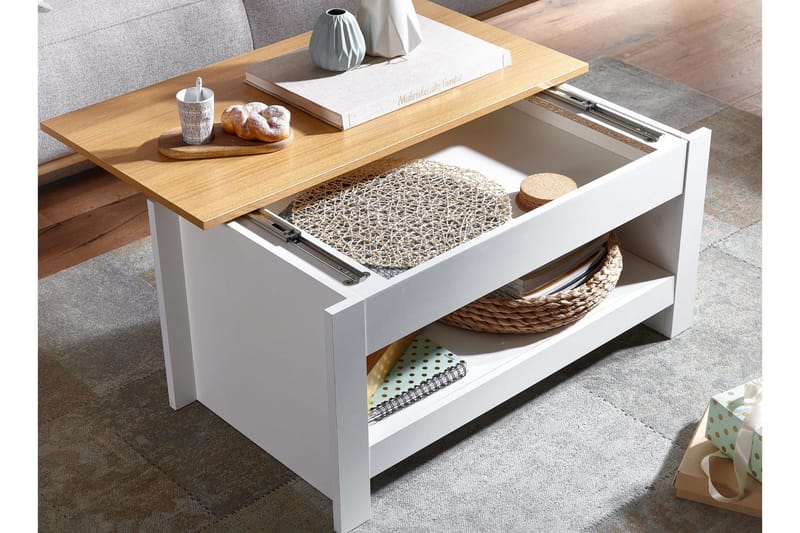 Wilhem Soffbord 85 cm Rektangulär - Vit - Möbler - Bord & matgrupper - Soffbord