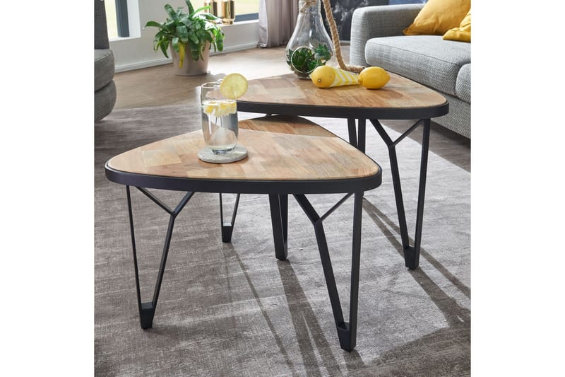 Willowdale Satsbord 60 cm Trekantig - Brun/Svart - Möbler - Bord & matgrupper - Soffbord