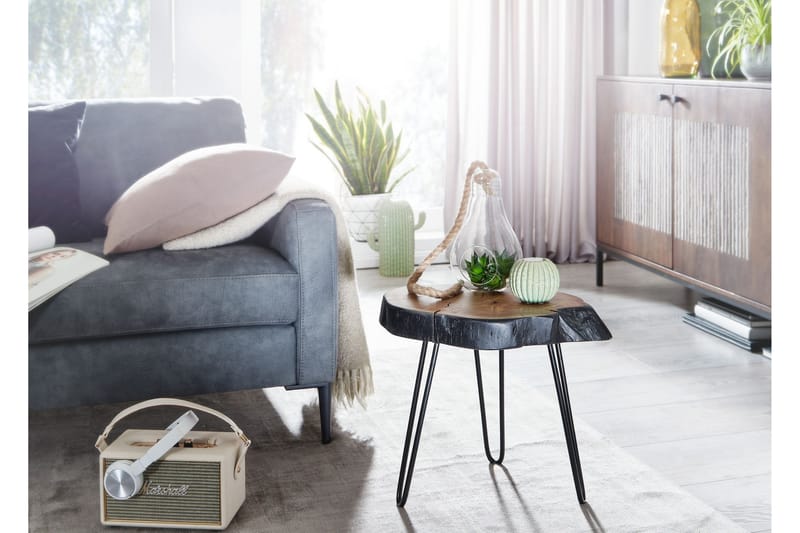 Willowdale Soffbord 40 cm Runt - Brun/Svart - Möbler - Bord & matgrupper - Soffbord