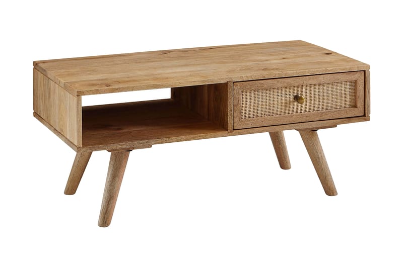 Willowdale Soffbord 45 cm - Brun - Klaffbord & Hopfällbart bord - Spegelbord - Soffbord - Soffbord med förvaring - Soffbord med hjul - Höj och sänkbart soffbord