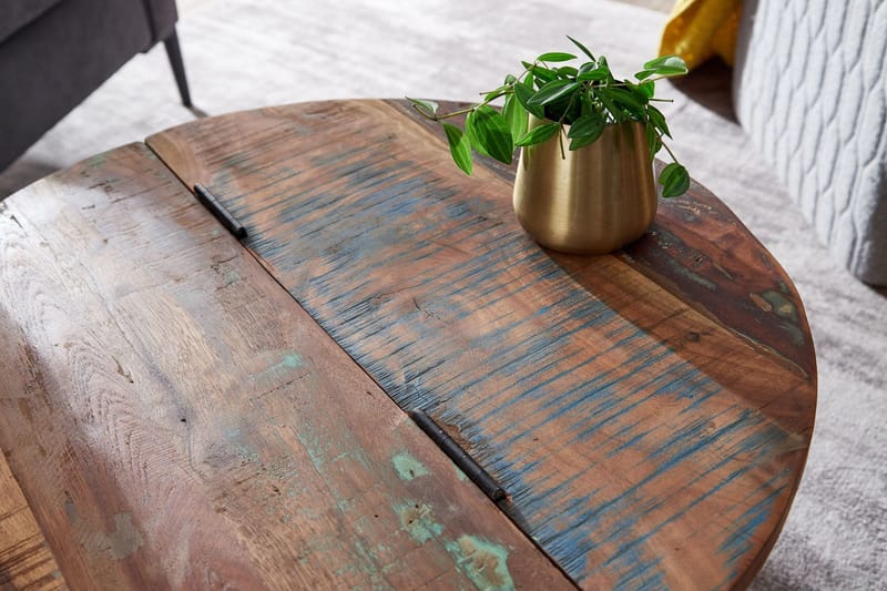 Willowdale Soffbord 60 cm Runt - Brun/Vit - Möbler - Bord & matgrupper - Soffbord