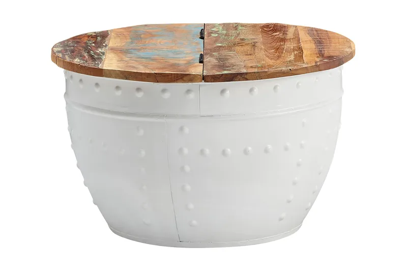 Willowdale Soffbord 60 cm Runt - Brun/Vit - Möbler - Bord & matgrupper - Soffbord