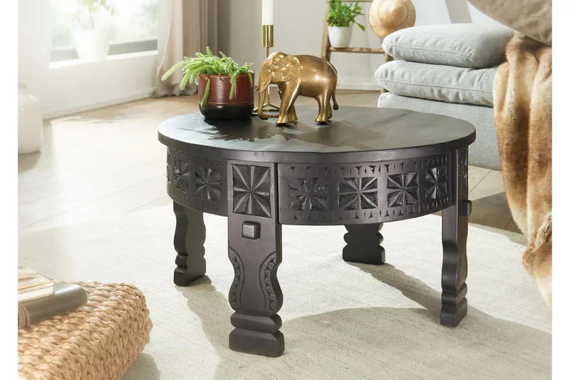 Willowdale Soffbord 60 cm Runt - Svart - Möbler - Bord & matgrupper - Soffbord