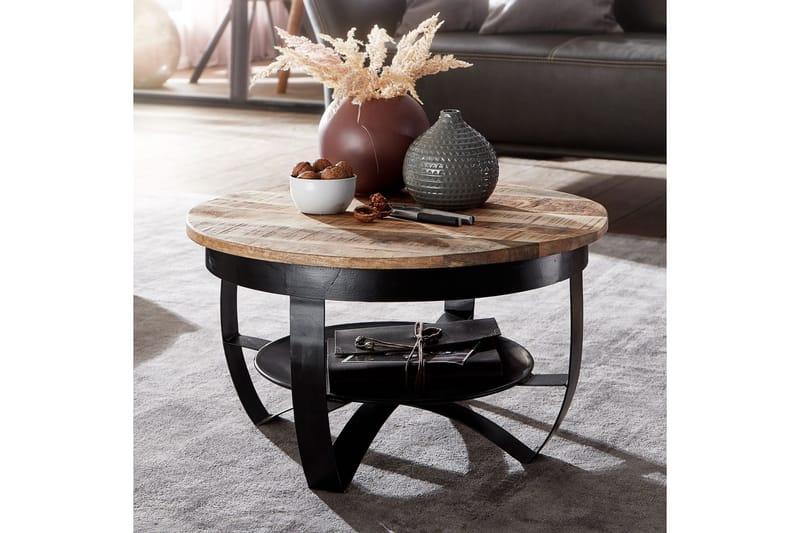 Willowdale Soffbord 60x34 cm med Förvaring Runt - Brun/Svart - Möbler - Bord & matgrupper - Soffbord