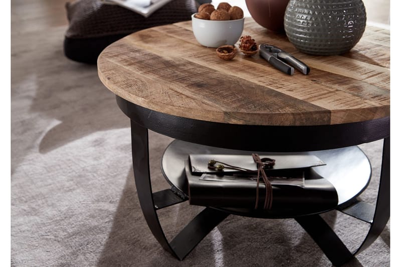 Willowdale Soffbord 60x34 cm med Förvaring Runt - Brun/Svart - Möbler - Bord & matgrupper - Soffbord