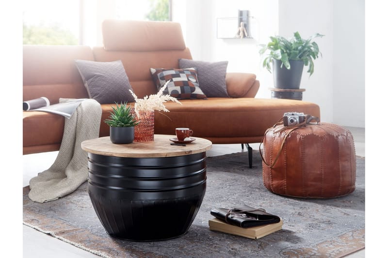 Willowdale Soffbord 60x41 cm Runt - Brun/Svart - Möbler - Bord & matgrupper - Soffbord