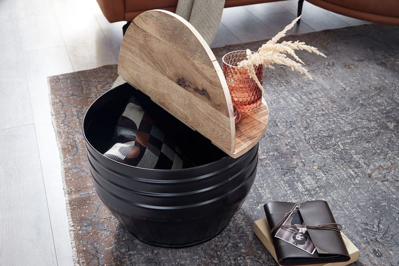 Willowdale Soffbord 60x41 cm Runt - Brun/Svart - Möbler - Bord & matgrupper - Soffbord