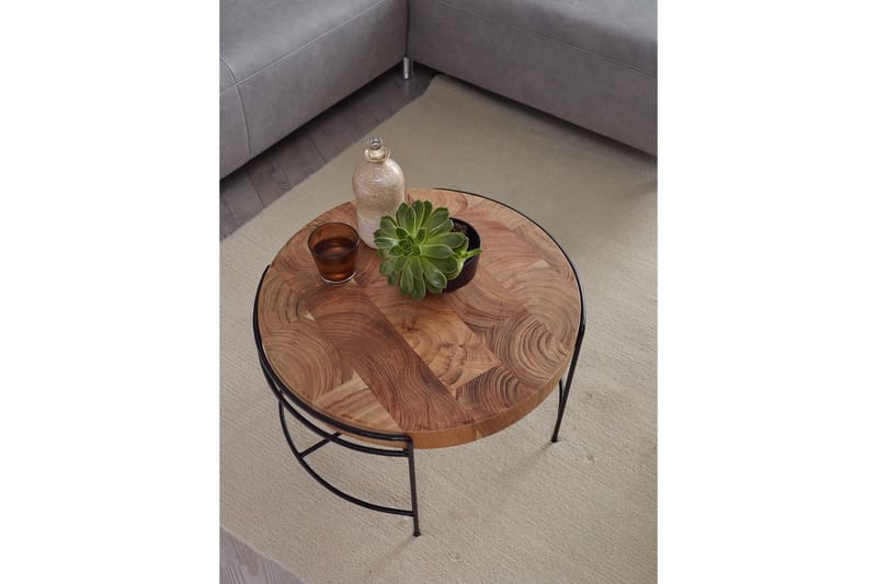 Willowdale Soffbord 62x40 cm Runt - Brun/Svart - Möbler - Bord & matgrupper - Soffbord