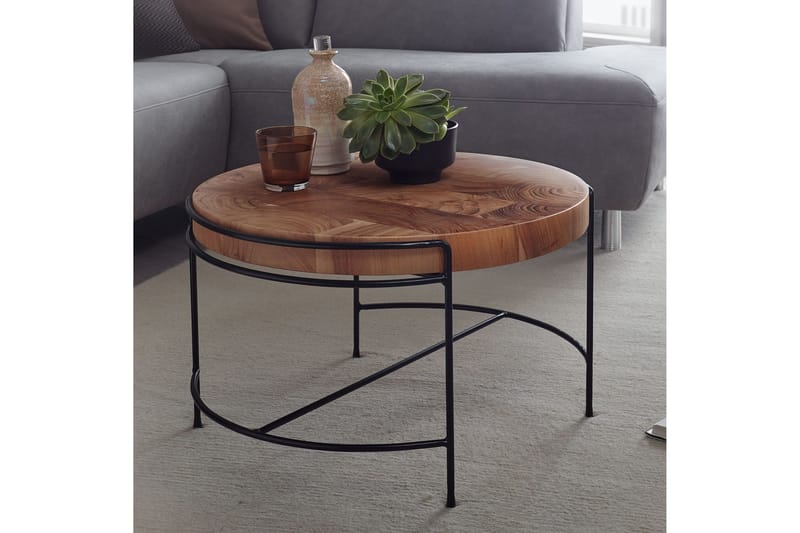 Willowdale Soffbord 62x40 cm Runt - Brun/Svart - Möbler - Bord & matgrupper - Soffbord