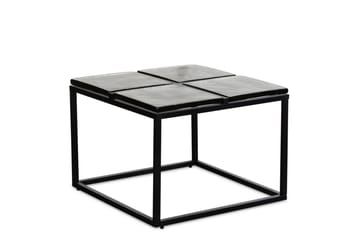 Soffbord Wohnling Fyrkantig Glas 58 cm Klassisk Metallram Modern - Möbler - Bord & matgrupper - Soffbord