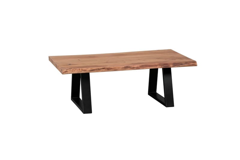 Soffbord Wohnling Gaya massiv akacia trädkantlook lantlig stil - Möbler - Bord & matgrupper - Soffbord