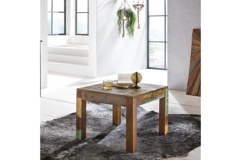 Soffbord Wohnling Kolkutta Återvunnet Massivt Trä Handgjord Lantlig Stil - Möbler - Bord & matgrupper - Soffbord