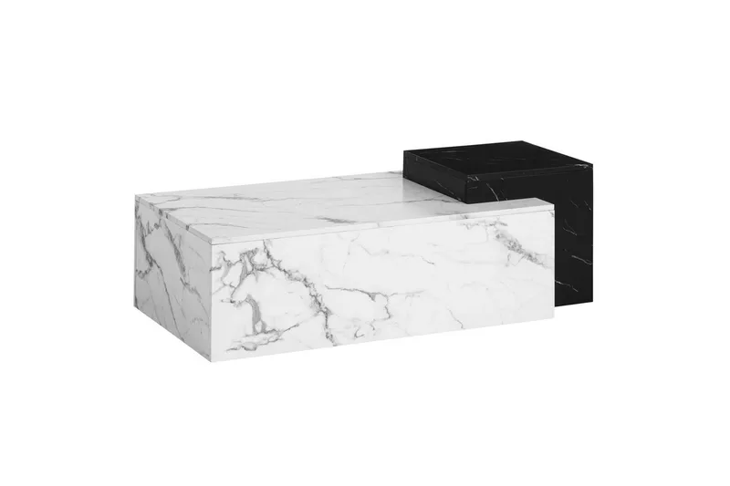 Soffbord Wohnling Marmorblockutseende Rektangulär Modern, undefined