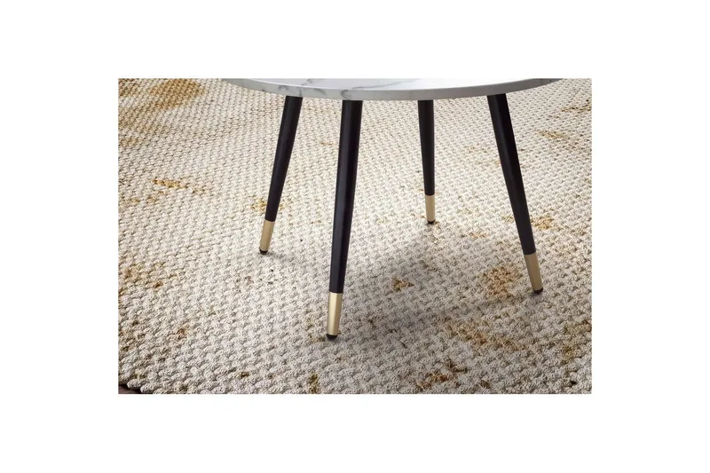 Soffbord Wohnling marmorlook 60 cm rund, modern stil Marmor Vit - Marmor Vit - Möbler - Bord & matgrupper - Soffbord