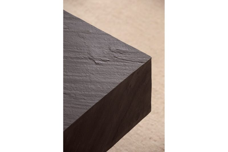 Soffbord Wohnling Massivt fyrkantigt trä i modern stenlook, modern - Möbler - Bord & matgrupper - Soffbord