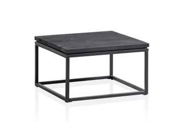 Soffbord Wohnling massivt trä, metallklassisk ram, modern stil 60x60x35 cm - 60x60x35 cm - Möbler - Bord & matgrupper - Soffbord