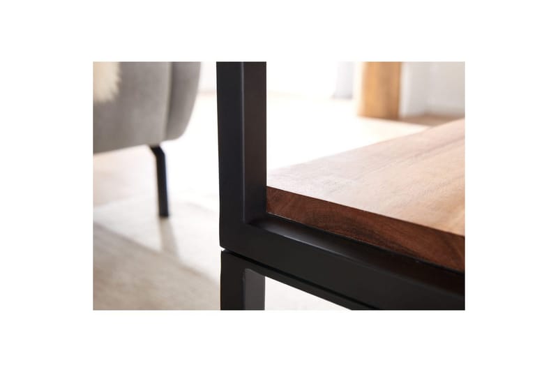 Soffbord Wohnling Massivt trä 100 cm rektangulär med bricka modern - Möbler - Bord & matgrupper - Soffbord