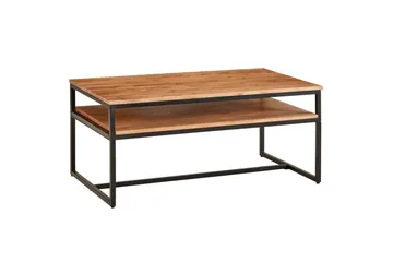 Soffbord Wohnling Massivt trä 100 cm rektangulär med bricka modern - Möbler - Bord & matgrupper - Soffbord