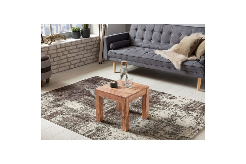 Soffbord Wohnling Massivt trä Lantstil Klassisk Handgjord 45x45 cm, Akacia - 45x45 cm, Akacia - Möbler - Bord & matgrupper - Soffbord