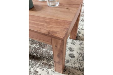 Soffbord Wohnling Massivt trä Lantstil Klassisk Handgjord 45x45 cm, Akacia - 45x45 cm, Akacia - Möbler - Bord & matgrupper - Soffbord