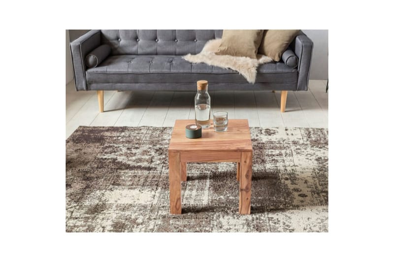 Soffbord Wohnling Massivt trä Lantstil Klassisk Handgjord 45x45 cm, Akacia - 45x45 cm, Akacia - Möbler - Bord & matgrupper - Soffbord