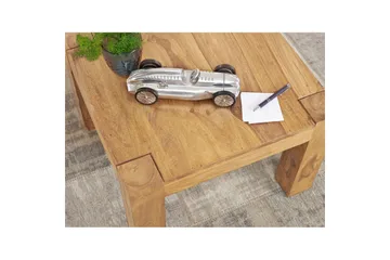 Soffbord Wohnling Massivt trä Lantstil Klassisk Handgjord 60x60 cm, Akacia - 60x60 cm, Akacia - Möbler - Bord & matgrupper - Soffbord