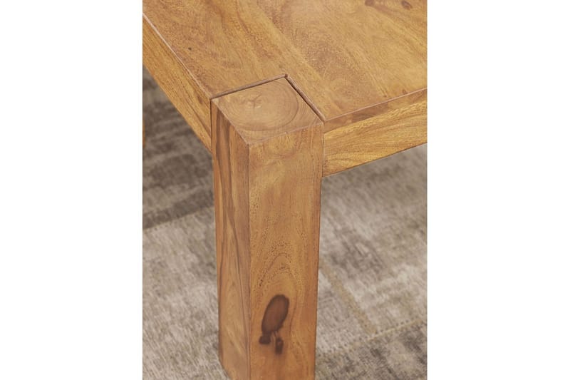Soffbord Wohnling Massivt trä Lantstil Klassisk Handgjord 60x60 cm, Akacia - 60x60 cm, Akacia - Möbler - Bord & matgrupper - Soffbord