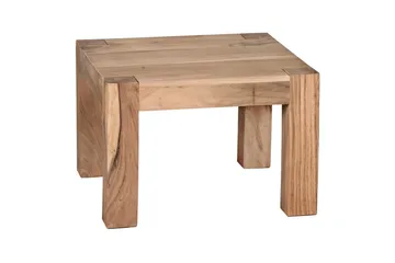 Soffbord Wohnling Massivt trä Lantstil Klassisk Handgjord 60x60 cm, Akacia - 60x60 cm, Akacia - Möbler - Bord & matgrupper - Soffbord