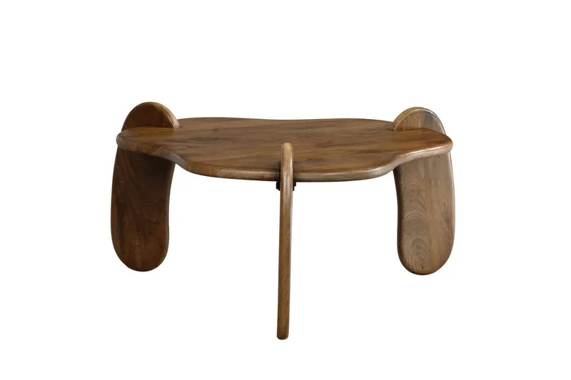 Soffbord Wohnling Massivt trä mango 78 cm organisk optik modern, undefined