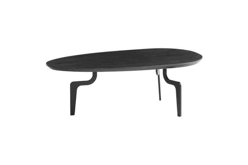 Soffbord Wohnling Massivt trä oval 86 cm modern - Möbler - Bord & matgrupper - Soffbord