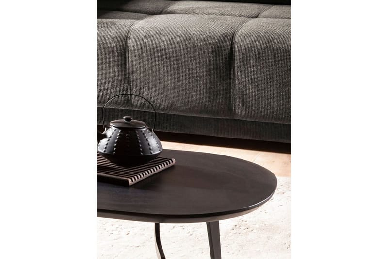 Soffbord Wohnling Massivt trä oval 86 cm modern - Möbler - Bord & matgrupper - Soffbord