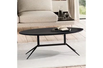 Soffbord Wohnling Massivt trä oval 90 cm modern - Möbler - Bord & matgrupper - Soffbord