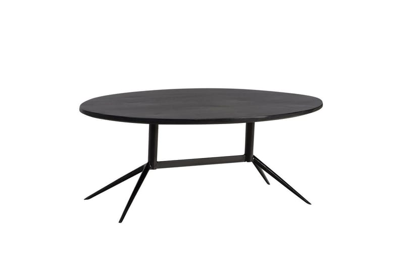 Soffbord Wohnling Massivt trä oval 90 cm modern - Möbler - Bord & matgrupper - Soffbord