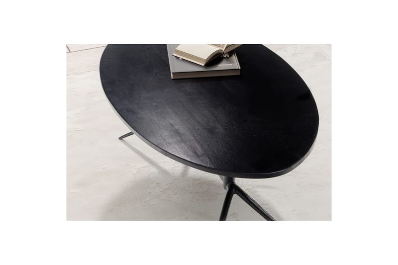 Soffbord Wohnling Massivt trä oval 90 cm modern - Möbler - Bord & matgrupper - Soffbord