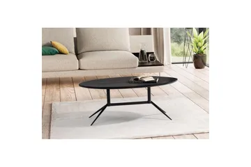 Soffbord Wohnling Massivt trä oval 90 cm modern - Möbler - Bord & matgrupper - Soffbord