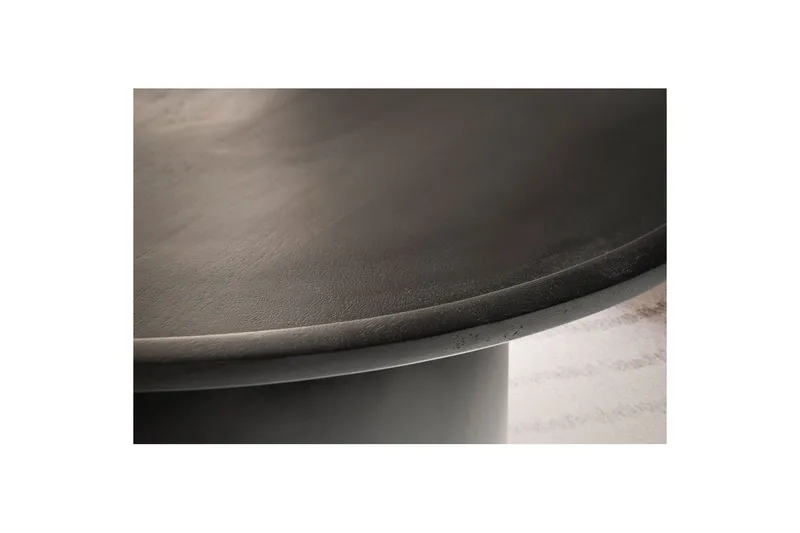 Soffbord Wohnling Massivt trä rund 60 cm cylinderstil bas klassisk modern - Möbler - Bord & matgrupper - Soffbord