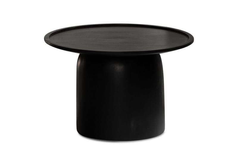 Soffbord Wohnling Massivt trä rund 60 cm cylinderstil bas klassisk modern, undefined