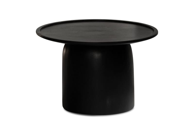 Soffbord Wohnling Massivt trä rund 60 cm cylinderstil bas klassisk modern - Möbler - Bord & matgrupper - Soffbord