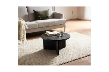Soffbord Wohnling Massivt trä rund 60 cm klassisk bas lantligt - Möbler - Bord & matgrupper - Soffbord