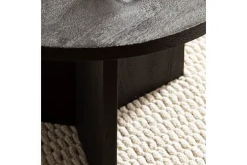 Soffbord Wohnling Massivt trä rund 60 cm klassisk bas lantligt - Möbler - Bord & matgrupper - Soffbord