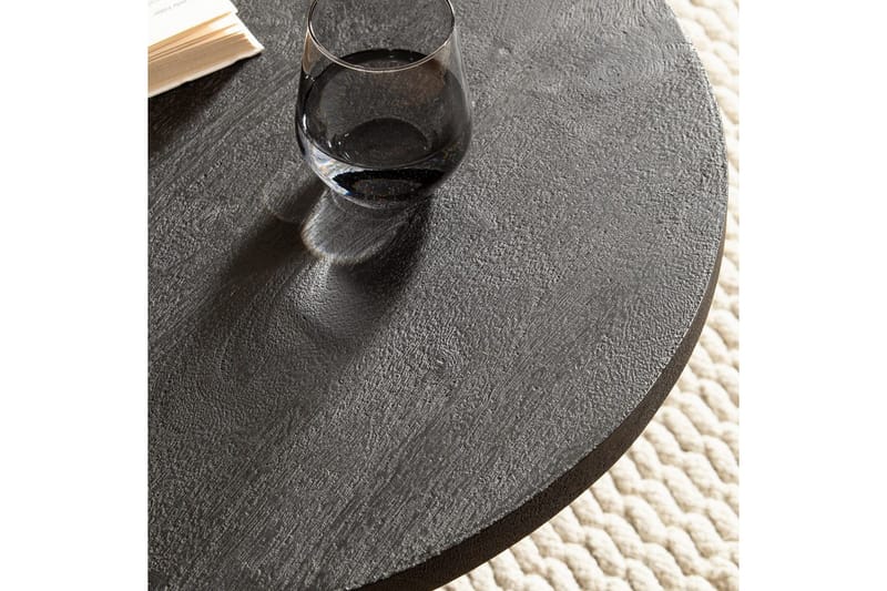 Soffbord Wohnling Massivt trä rund 60 cm klassisk bas lantligt - Möbler - Bord & matgrupper - Soffbord