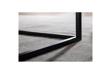 Soffbord Wohnling metall fyrkantig, modern stil Svart - Svart - Möbler - Bord & matgrupper - Soffbord