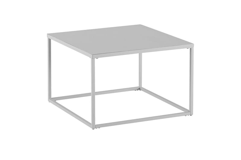 Soffbord Wohnling metall fyrkantig, modern stil Vit - Vit - Möbler - Bord & matgrupper - Soffbord