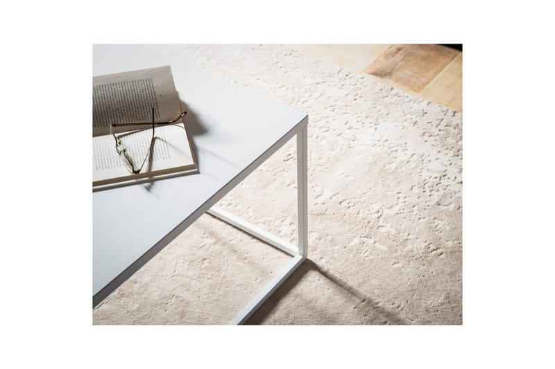 Soffbord Wohnling metall fyrkantig, modern stil Vit - Vit - Möbler - Bord & matgrupper - Soffbord
